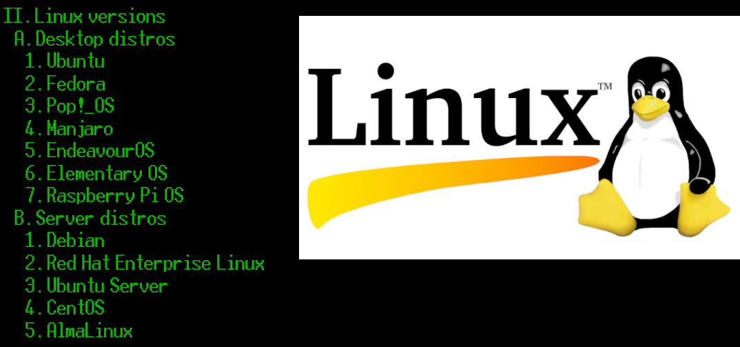Linux versions